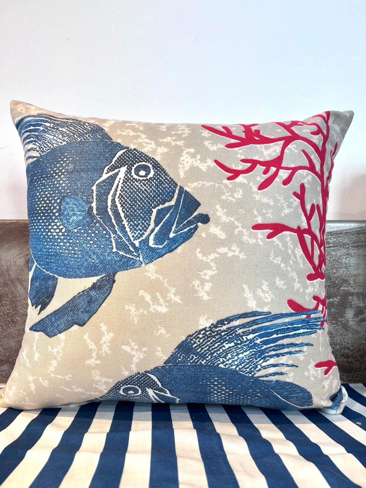 Fisch und Koralle-Kissen