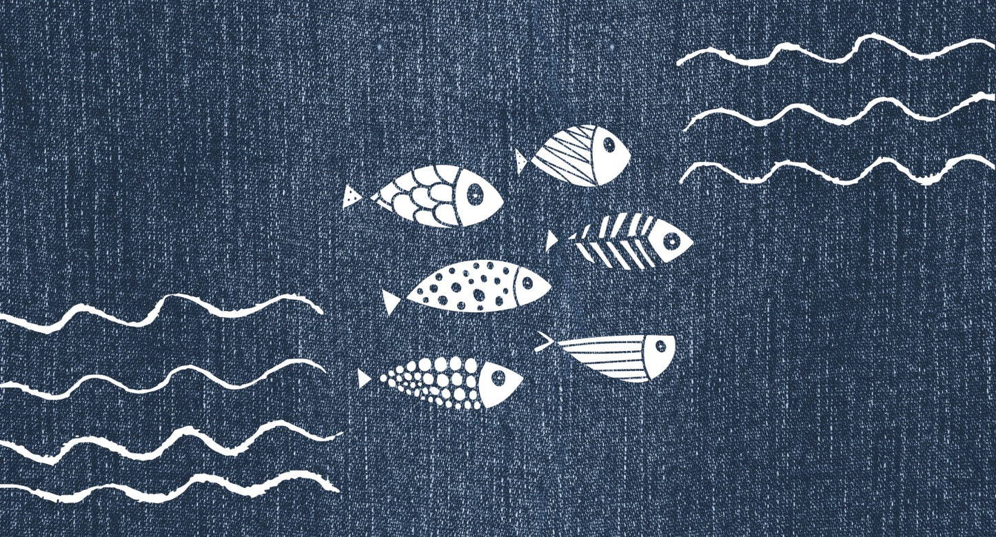 Teppich "verspieltes Fischmuster"